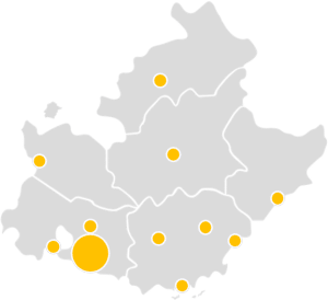 carte-formation-sst-marseille-provence-alpes-cote-d-azur Carte des villes d'intervention VoltWork pour la formation SST autour de Marseille, en Provence-Alpes-Côte d'Azur